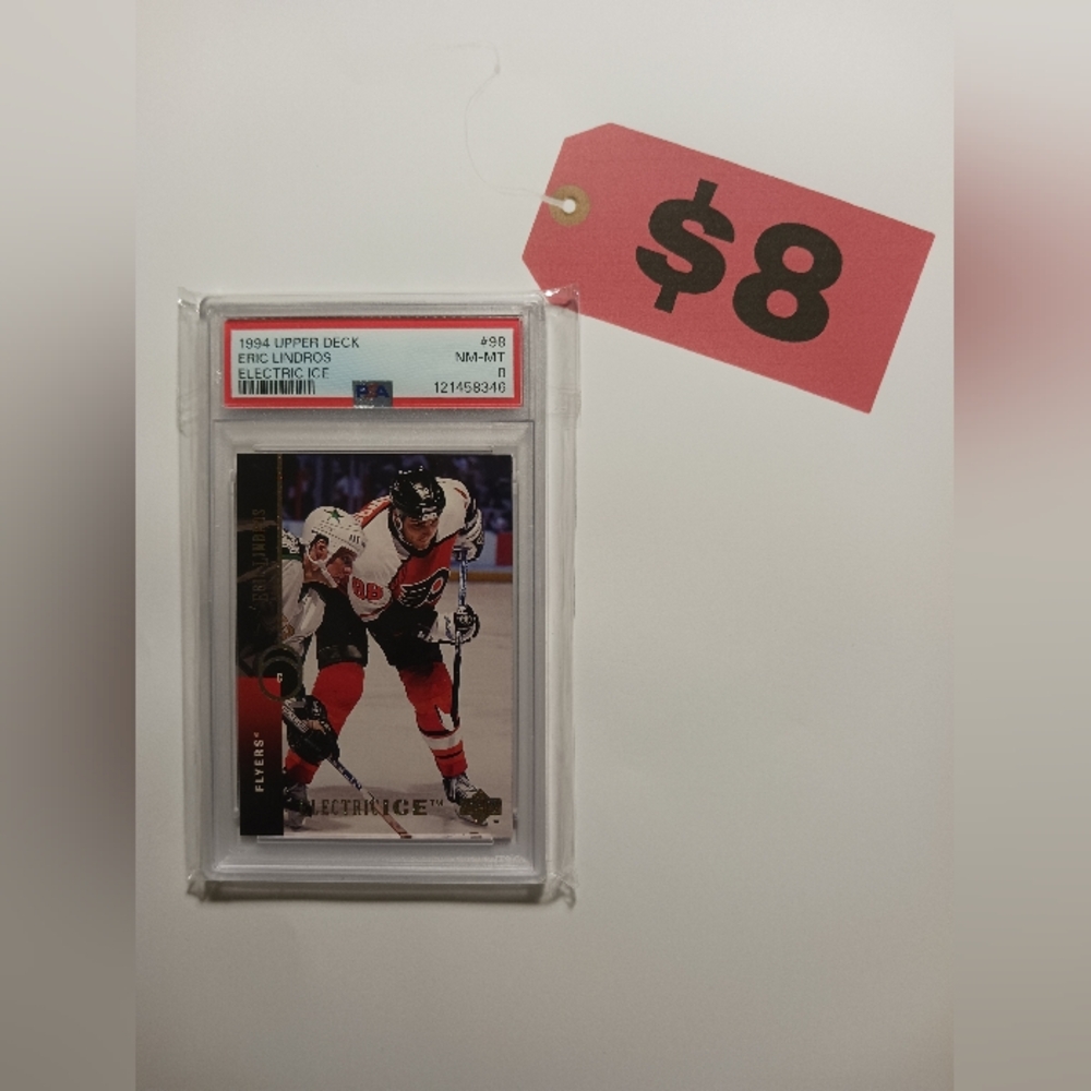 1994 Eric Lindros Flyers Upper Deck #98 Electric Ice PSA 8 NM-MT